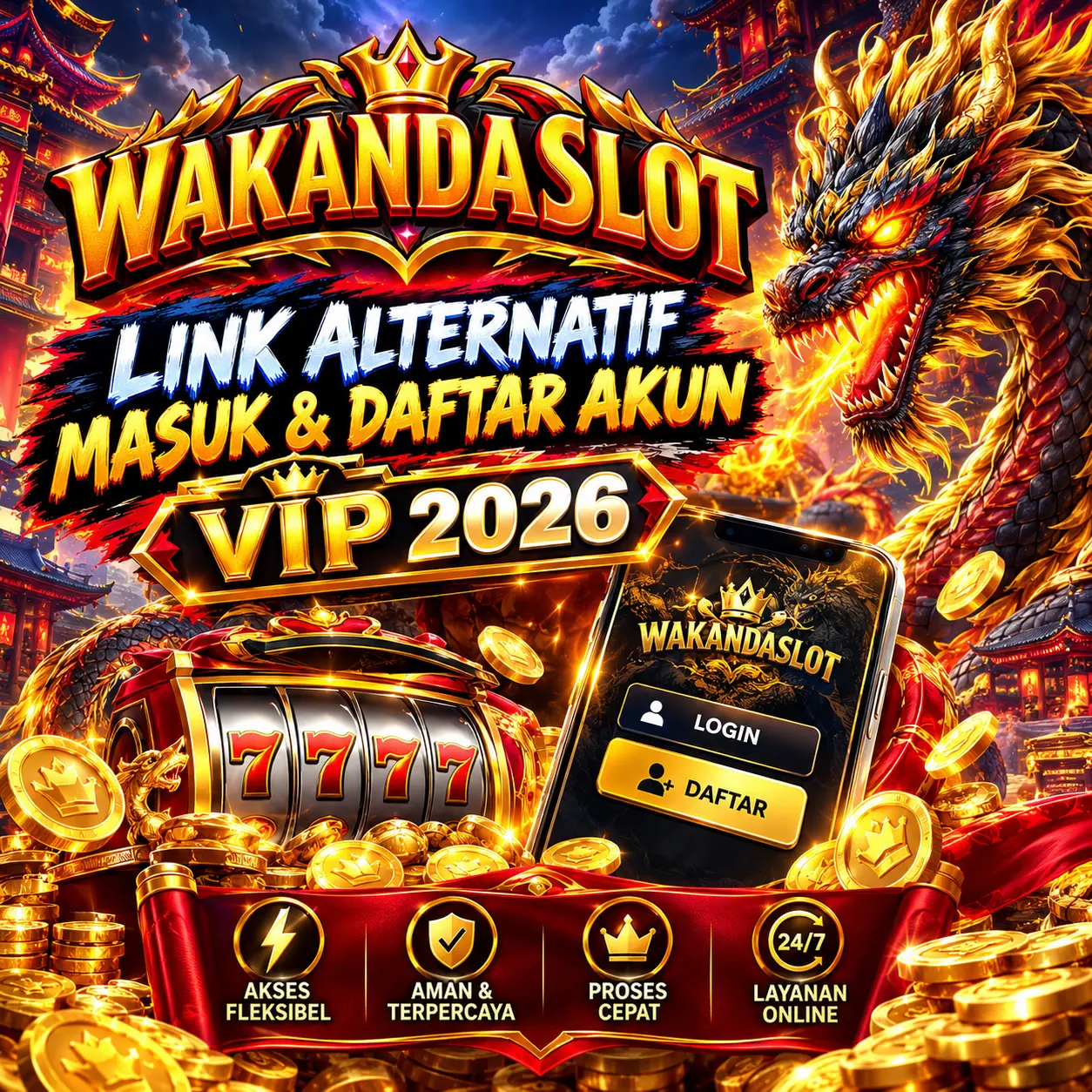 WAKANDASLOT | Link Alternatif Masuk & Daftar Akun VIP 2026